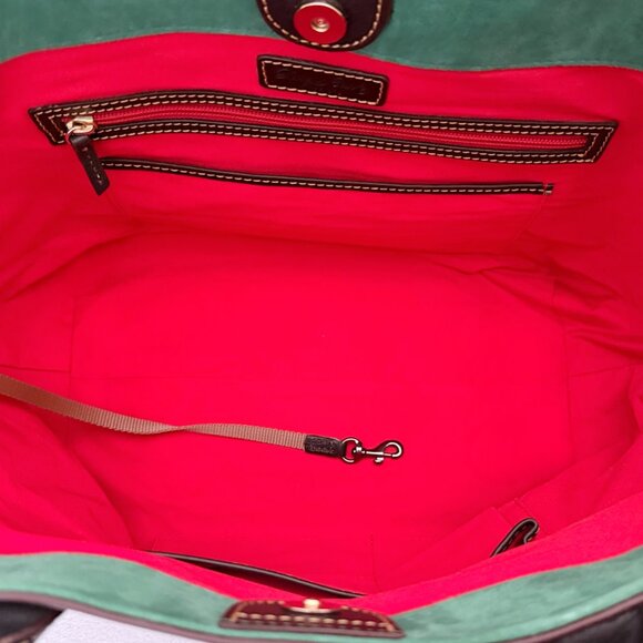 Nwt Dooney & Bourke Florentine Leather Medium Russel Tote Bag - Picture 9 of 13